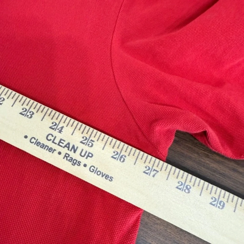 Polo Ralph Lauren Mens 3XB Pre-Owned‎ Red Classic Fit Short Sleeve Polo Shirt